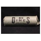 Roll of 50 Silver Dimes
