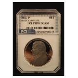 2005-P Certified John Marshall Proof Silver Dollar