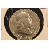 1963-D Silver Franklin Half Dollar