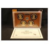 2012 U.S Mint Presidential $1 Coin Proof Set