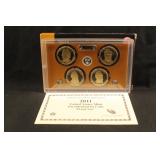 2011 U.S Mint Presidential $1 Coin Proof Set