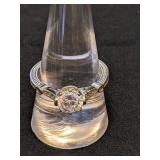 .925 Silver Ring Sz 10   3.4g