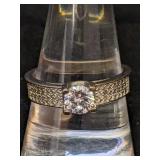 .925 Silver Ring Sz 10   3.9g