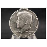 1965 40% Silver Kennedy Half Dollar