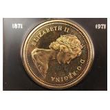 1971 Canada Super Toned Proof Silver Dollar