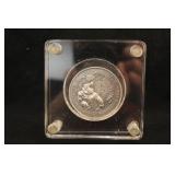 2oz .999 Silver Bull vs Bear Coin