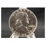 1962 Franklin Silver Half Dollar