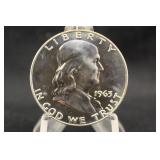 1963 Franklin Silver Half Dollar