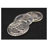 Lot of 3 Washington Silver Proof Quarters