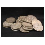 Lot of 20 Walking Liberty Silver Half Dollars