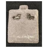 Sterling Hypo-Allergenic Unicorn Earrings