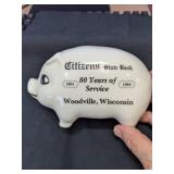 Citizens State Bank, Woodville, Wi Ceramic