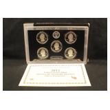 2012 U.S Mint Quarters Silver Proof Set