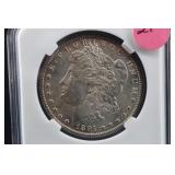 1891-S Uncirculated Morgan Silver Dollar