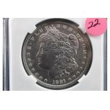 1891-O Uncirculated Morgan Silver Dollar