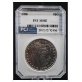 1896 Uncirculated Morgan Silver Dollar