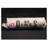 $5 Roll of Silver Mercury Dimes