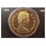 1971 Canada Super Toned Proof Silver Dollar