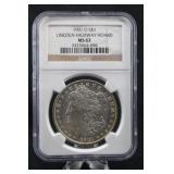 1901-O Lincoln HWY Hoard MS63 Morgan Silver Dollar