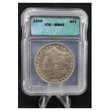 1903 MS64 ICG Certified Morgan Silver Dollar
