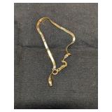 14K Kinked Bracelet for Scrap   1.1g