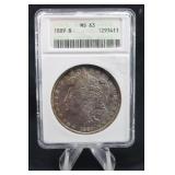 1889 MS63 Morgan Silver Dollar