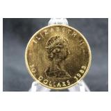 1983 1oz .9999 Gold Canada Maple Leaf