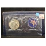 1973 Eisenhower Uncirculated Silver Dollar