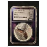 2020-P Australia MS70 1oz .999 Silver Coin