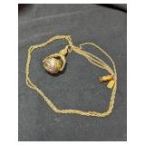 Vintage 1928 Brand  30"  Three-Way Locket -