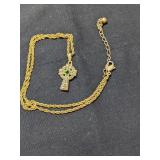Celtic Cross Necklace  - Adjustable Length