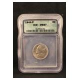 1944-P ICG MS67 Silver Jefferson War Nickel