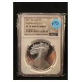 2021-W PF70 Type 2 1oz .999 Silver Eagle