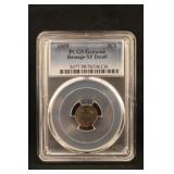 1859 Certified 3 Cent Silver