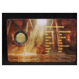 1/1000th .9999 Gold Star of David Coin