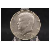 1968-D Kennedy 40% Silver Half Dollar