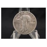1928-D Standing Liberty Silver Quarter