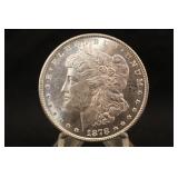 1878 8TF Variety UNC Morgan Silver Dollar