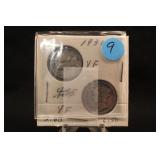 Lot of 2 1931-S Mercury Silver Dimes