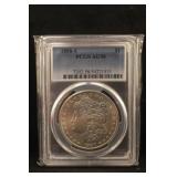 1890-S Certified Morgan Silver Dollar