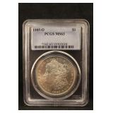 1885-O MS63 Morgan Silver Dollar