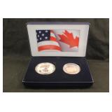 2019 "Pride of Two Nations" 2oz Silver Set