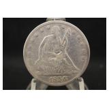 1856-S Seated Liberty Silver Half Dollar