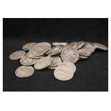 Lot of 45 Mixed Date 90% Silver Dimes