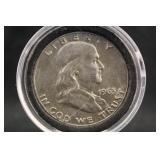 1963-D Franklin Silver Half Dollar