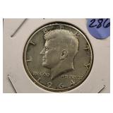 1964 Kennedy Silver Half Dollar