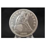 1859-O Seated Liberty Silver Dollar *Scarce Coin