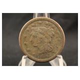 1853 Large Cent Coin