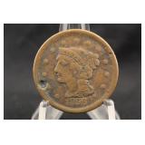 1856 Large Cent Coin