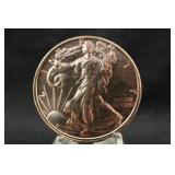 1oz .999 Pure Copper Round